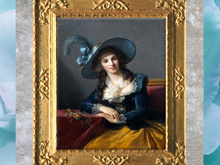 D’après le portrait de la Comtesse de Ségur, d’Élisabeth Louise Vigée Le Brun, 1785, France, XVIIIe siècle. (Marsailly/Blogostelle)