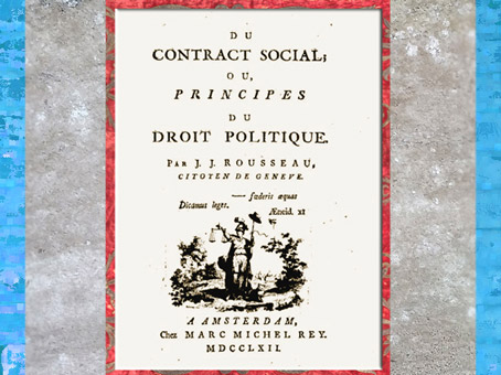 D’après l'ouvrage Du contrat social ou Principes du droit politique, de Jean-Jacques Rousseau, 1762, France, XVIIIe siècle. (Marsailly/Blogostelle)