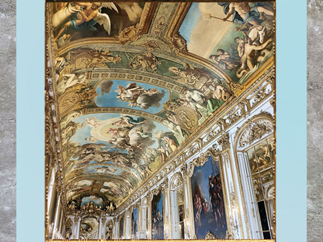 D’après la Galerie Dorée, Hôtel La Vrillière-Toulouse (banque de France), Paris, France, XVIIe-XVIIIe siècle, style Rocaille. (Marsailly/Blogostelle)