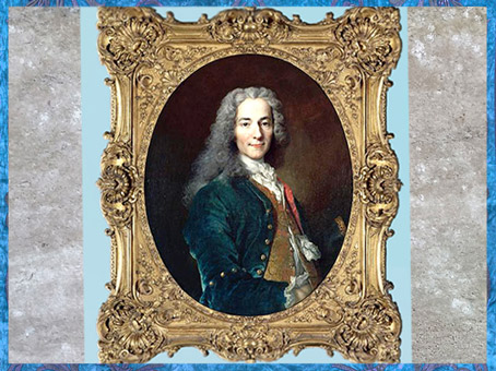 D’après François Marie Arouet dit Voltaire, à 24 ans, écrivain et philosophe, de Nicolas de Largillière, 1718, Château de Versailles, France, XVIIIe siècle. (Marsailly/Blogostelle)
