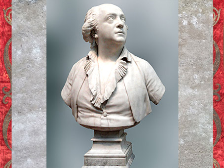 D’après Giuseppe Balsamo, dit comte de Cagliostro, de Jean-Antoine Houdon, 1786, marbre, XVIIIe siècle, style Néoclassique. (Marsailly/Blogostelle)