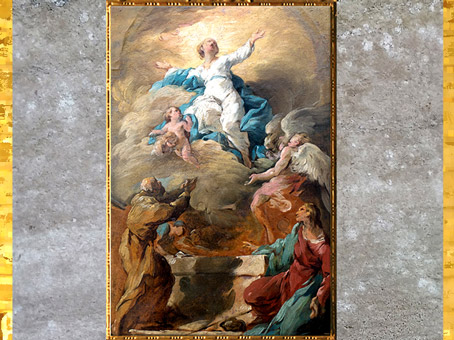 D’après L'Assomption de la Vierge, de Noël Hallé, 1750, esquisse, huile sur toile, France, XVIIIe siècle. (Marsailly/Blogostelle)