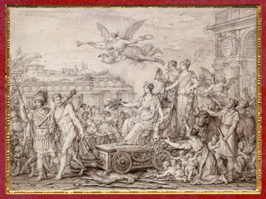 D’après Le Triomphe de la Constitution de 1793, , France, XVIIIe siècle. (Marsailly/Blogostelle)