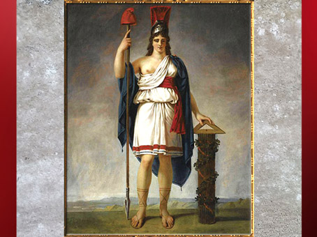 D’après La République, drapée à l’antique avec bonnet phrygien, Antoine-Jean Gros, 1794, huile sur toile, France, XVIIIe siècle. (Marsailly/Blogostelle)