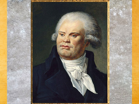 D’après un portrait de Danton (Georges Jacques), huile sur toile de Constance-Marie Charpentier (sa belle-sœur) 1792, France, XVIIIe siècle. (Marsailly/Blogostelle)