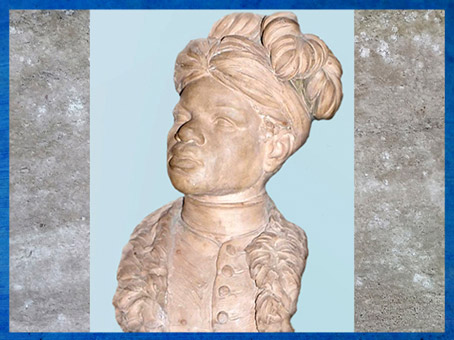 D’après Le Nègre Paul, de Jean-Baptiste Pigalle, 1760-1761, serviteur d’Aignan Thomas Desfriches, terre cuite, XVIIIe siècle. (Marsailly/Blogostelle)