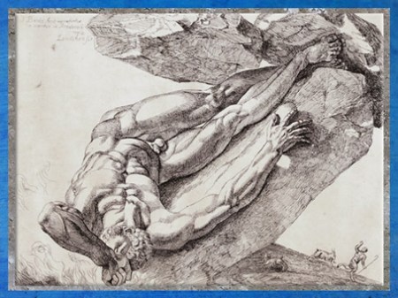 D’après The Falling Titan (La Chute du titan), de Thomas Banks, 1795, esquisse, Angleterre, Néoclassique, fin XVIIIe siècle. (Marsailly/Blogostelle)