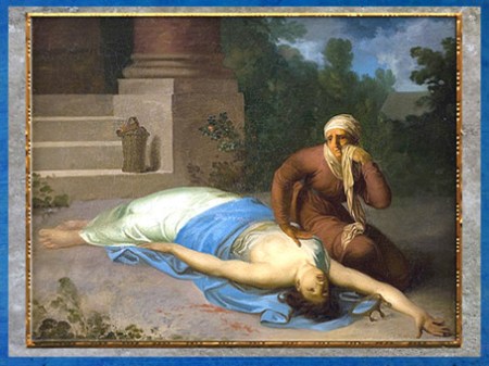 D’après Messaline mourante et sa mère, de Nicolaï Abraham Abildgaard, 1795-1798, huile sur toile, fin XVIIIe siècle. (Marsailly/Blogostelle)