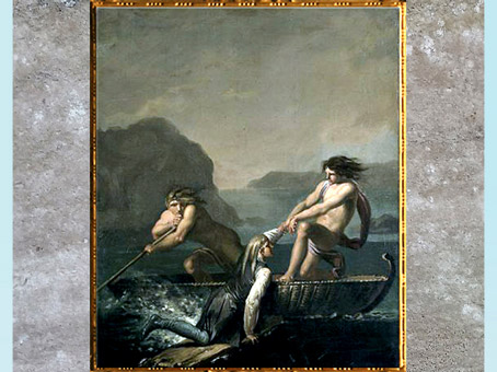 D’après Le voyage souterrain de Niels Klim, de Nicolaï Abraham Abildgaard, 1780, inspiré du roman utopique de Ludvig Holberg, huile sur toile, fin XVIIIe siècle. (Marsailly/Blogostelle)