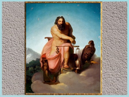 D’après Jupiter pesant le destin de l'Humanité, de Nicolaï Abraham Abildgaard, 1793, huile sur toile, fin XVIIIe siècle. (Marsailly/Blogostelle)