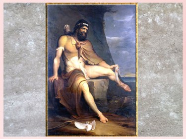 D’après Philoctète sur l'île de Lemnos, de James Barry, 1770, huile sur toile, fin XVIIIe siècle. (Marsailly/Blogostelle)