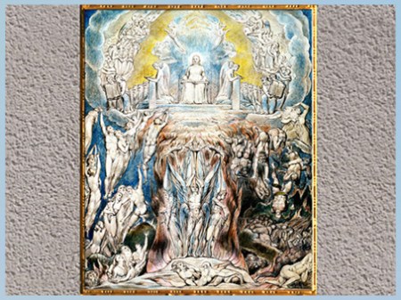 D’après The Last Judgment, William Blake, 1808, The Grave (La Tombe), poème de Robert Blair, plume, encre, aquarelle, début XIXe siècle. (Marsailly/Blogostelle)