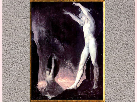 D’après Satan appelant ses légions, de Johann Heinrich Füssli, huile sur toile, 1802, début XIXe siècle. (Marsailly/Blogostelle)