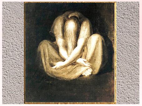 D'après Silence, de Johann Heinrich Füssli, 1801, huile sur toile, début XIXe siècle. (Marsailly/Blogostelle)