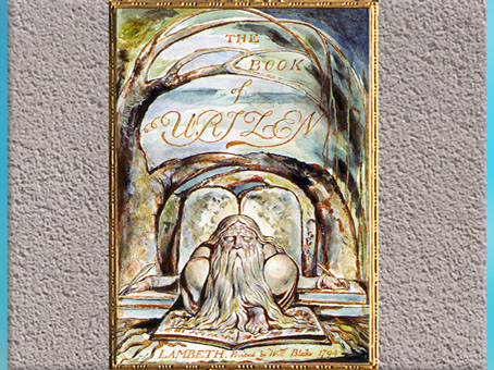 D’après Urizen, incarnation de la Loi, The Book of Urizen, de William Blake, 1794, copie de 1818, XVIIIe-XIXe siècle. (Marsailly/Blogostelle)