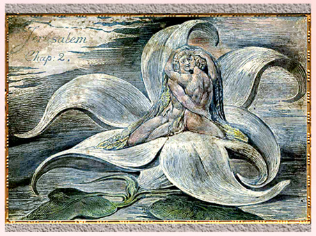 D'après Jerusalem, plate 28, de William Blake, 1820, plume, encre, aquarelle, début XIXe siècle. (Marsailly/Blogostelle)