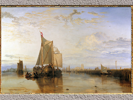 D’après Dort Packet-Boat de Rotterdam Becalmed, de William Turner, 1818, huile sur toile, XIXe siècle. (Marsailly/Blogostelle)