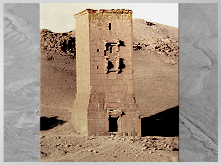 D'après une tour-tombeau, Ier-IIIe siècle, antique Palmyre, Syrie. (Marsailly/Blogostelle)