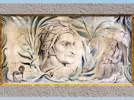 D’après Dante Alighieri, de William Blake, vers 1800-1803, plume, encre et aquarelle, début XIXe siècle. (Marsailly/Blogostelle)