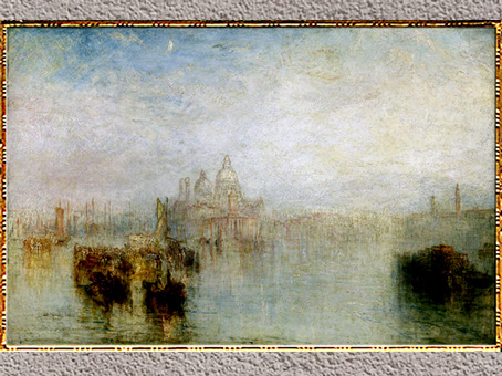 D’après Venice, Maria della Salute, de William Turner, 1844, huile sur toile, XIXe siècle. (Marsailly/Blogostelle)