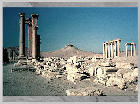 D'après les vestiges de la cité de Palmyre, Ier-IIIe siècle, Syrie. (Marsailly/Blogostelle)