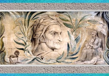 D’après Dante Alighieri, de William Blake, 1800-1803, encre et tempera sur toile, début XIXe siècle. (Marsailly/Blogostelle)