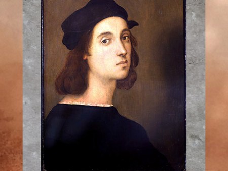 D'après Raphaël (Raffaello Santi ou Sanzio), Autoportrait, 1506, huile sur bois, début XVIe siècle, Cinquecento, Renaissance italienne. (Marsailly/Blogostelle)