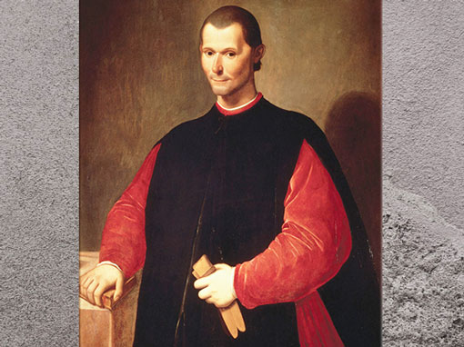 D’après Machiavel, Niccolò Machiavelli, de Santi di Tito, seconde moitié du XVIe siècle, huile, Palazzo Vecchio, Cinquecento, Renaissance italienne. (Marsailly/Blogostelle)