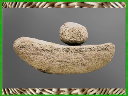 D'après une meule à grains, sommaire néolithique, histoire de l'art. (Marsailly/Blogostelle)