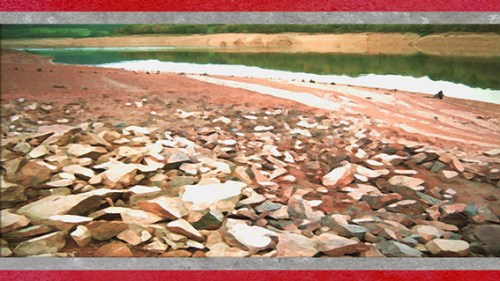 D'après une rivière, un lieu de campement des chasseurs nomades de la préhistoire. (Marsailly/Blogostelle)