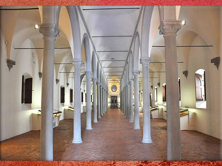 D’après le couvent San Marco, bibliothèque, Michelozzo, 1444, Florence, XVe siècle, Quattrocento, Renaissance italienne. (Marsailly/Blogostelle)