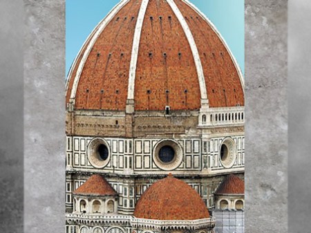 D’après la coupole de Santa Maria del Fiore, Filippo Brunelleschi, 1421-1436, Florence, XVe siècle, Quattrocento, Renaissance italienne. (Marsailly/Blogostelle) 