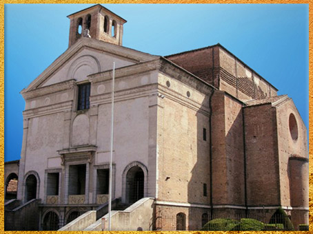 D’après San Sebastiano, architecte Leon Battista Alberti, 1460, Mantoue, XVe siècle, Quattrocento, Renaissance italienne. (Marsailly/Blogostelle)