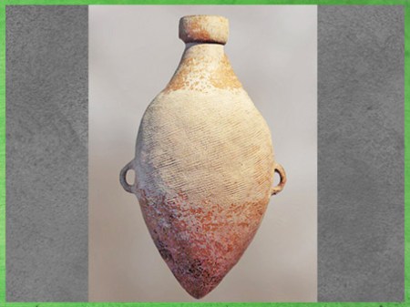 D’après une amphore, terre cuite ordinaire, motif cordelette, Banpo, vers 4800 avjc, culture de Yangshao, Ve millénaire avjc, néolithique, Chine ancienne. (Marsailly/Blogostelle)