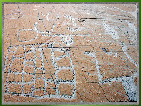 D'après des représentations rupestres, mont Bego, Vallée des Merveilles, fin IIIe-début IIe millénaire avjc, Alpes Maritimes, âge du Cuivre et du Bronze. (Marsailly/Blogostelle)