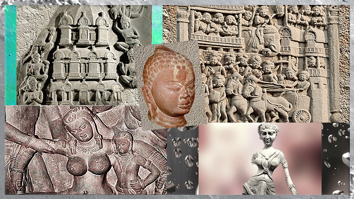 D'après l'art de l'Inde ancienne, sommaire, histoire de l'art. (Marsailly/Blogostelle)