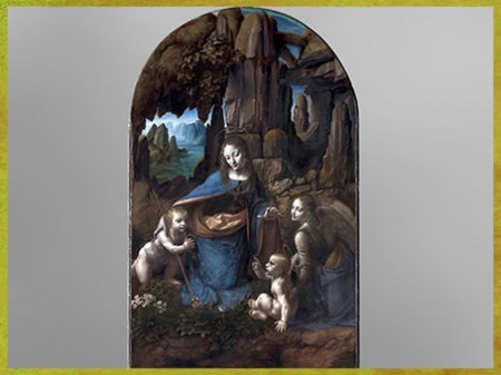 D'après La Vierge aux rochers, Léonard De Vinci, Londres, Renaissance. (Marsailly/Blogostelle)
