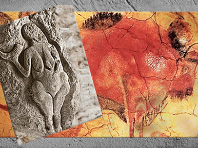 D'après l'art paléolithique, sommaire préhistoire, histoire du Sacré. (Marsailly/Blogostelle)