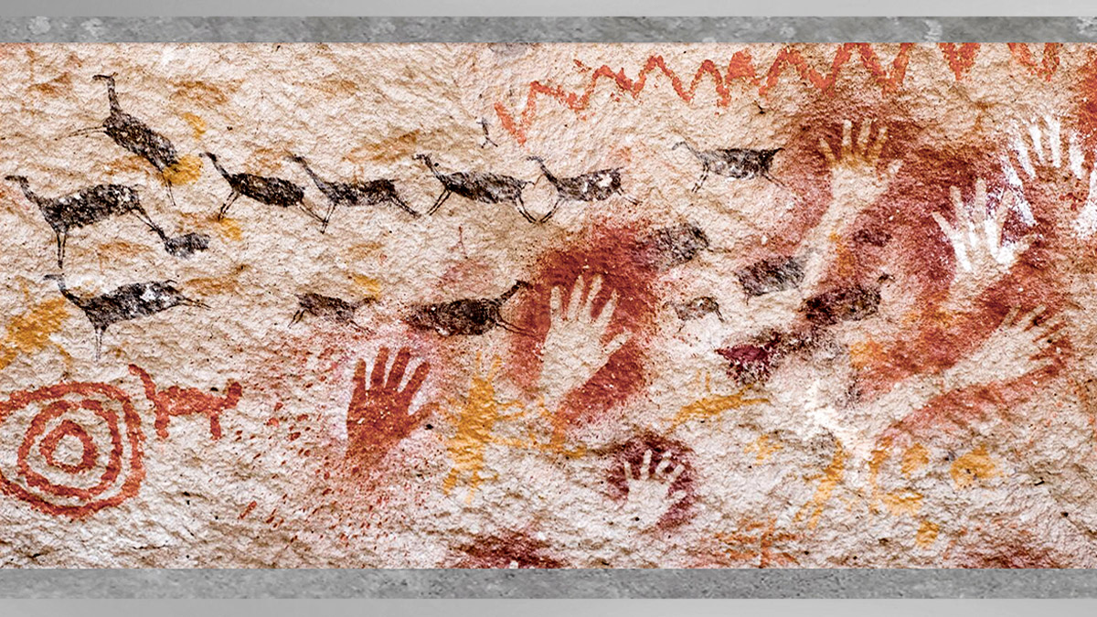 D'après l'art paléolithique, le sacré, mythologie, préhistoire. (Marsailly/Blogostelle)