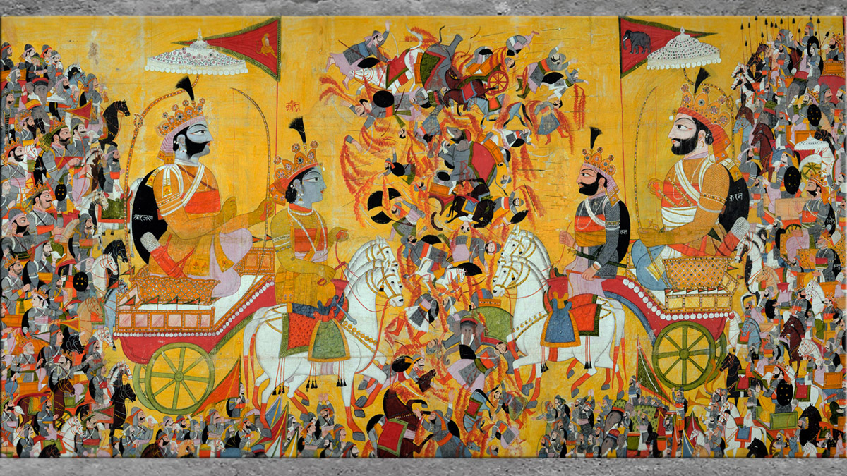 D’après l’épopée du Mahâbhârata, mythes hindous, hindouisme, Inde ancienne. (Marsailly/Blogostelle)