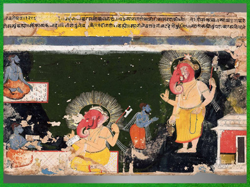D'après le Mahâbhârata, mythologie hindoue, histoire du Sacré, sommaire, Inde ancienne. (Marsailly/Blogostelle)