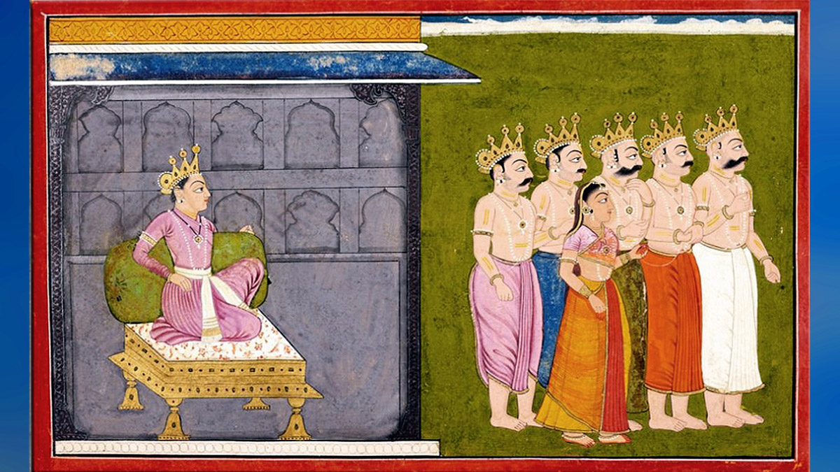 D'après le Mahâbhârata, mythologie hindoue, Histoire du Sacré. (Marsailly/Blogostelle) 