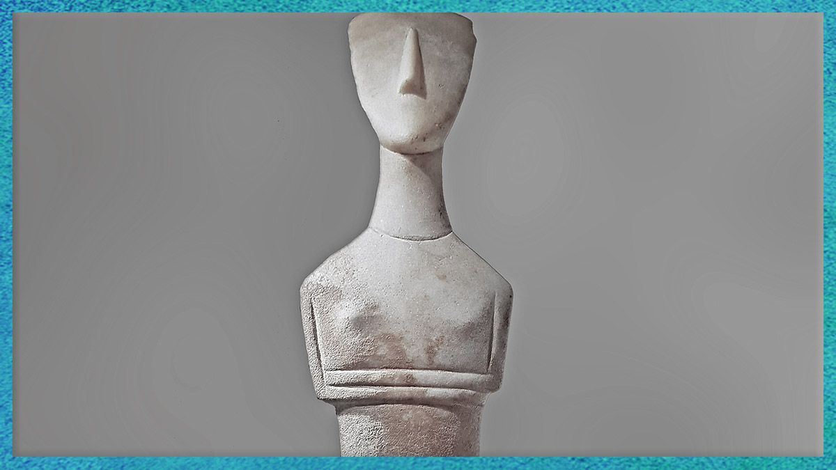 D'après l'art cycladique, Grèce Antique, Histoire de l'Art. (Marsailly/Blogostelle)
