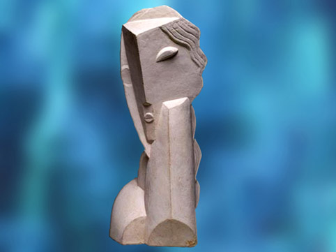 Citation. Henri Laurens, Tête de jeune fille, 1920. Musée Solomon R. Guggenheim. (Marsailly/Blogostelle) 