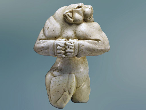 D’après la Lionne de Guennol, statuette, magnésite, période proto-élamite, 3300-2800 avjc, Élam, Orient ancien. (Marsailly/Blogostelle)